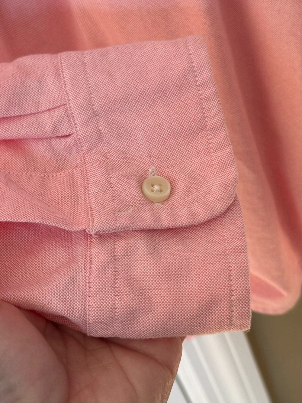 Polo Ralph Lauren Custom Fit Pink Cotton Long Sleeve Button-Down Shirt size XXL